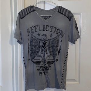 Affliction v-neck shirt